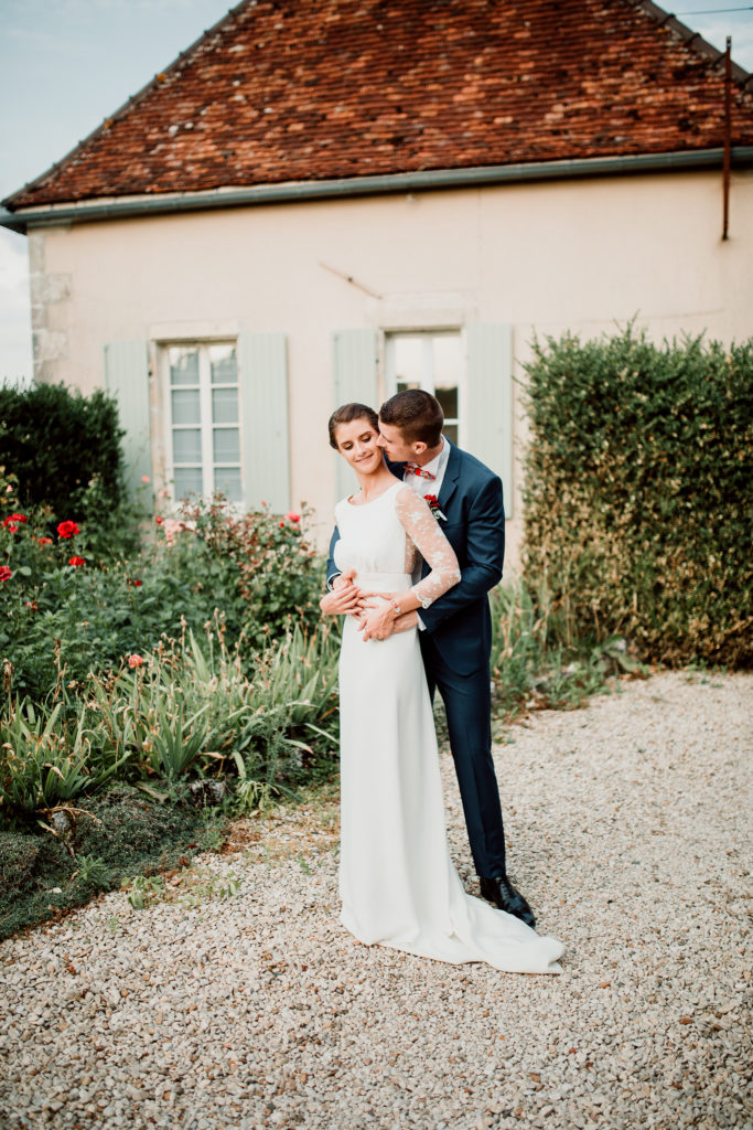 Photo des mariés au Domaine du Bouloy