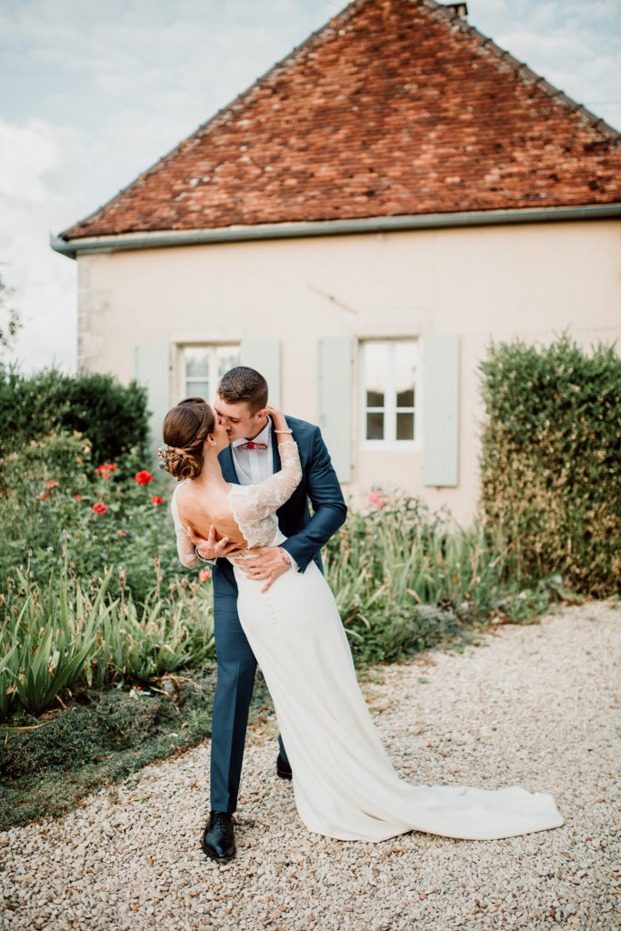 Photo des mariés au Domaine du Bouloy