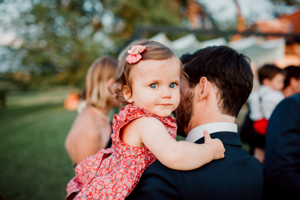 Enfant vin d'honneur au Domaine du Bouloy