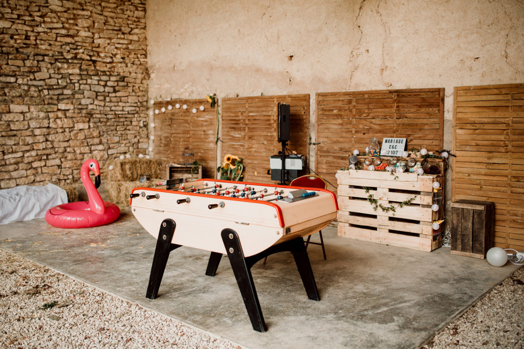 Décoration mariage champêtre au Domaine du Bouloy