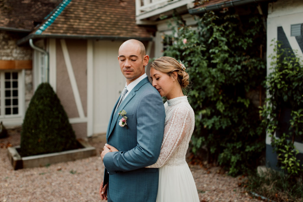 Couple de mariés à la Dime de Giverny