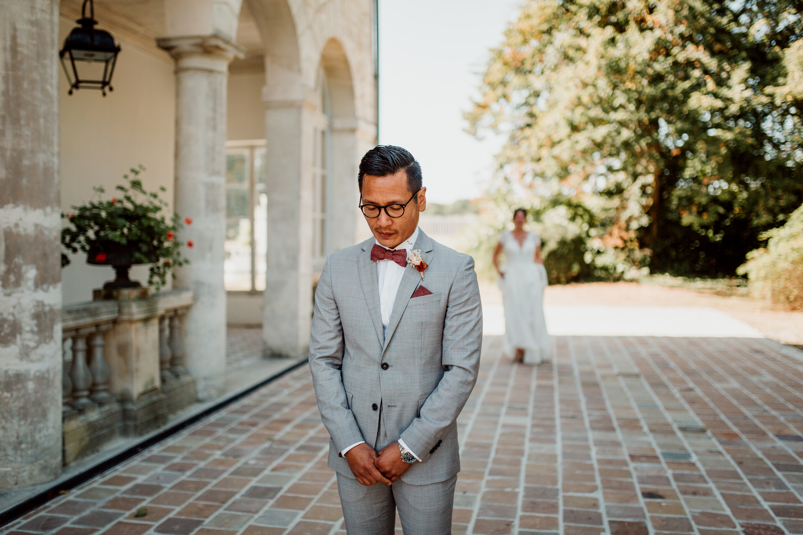 First look lors du mariage de Tiphaine et Daniel à Paris